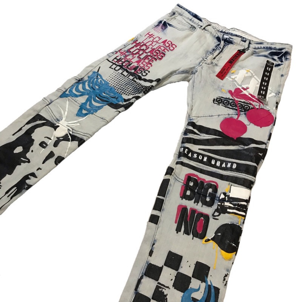 Men’s “Don’t Quit All Over “ jeans. Size 40 - Picture 3 of 6